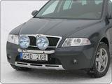 Rama przednia Q-light do Skoda Scout 08-; dla 2 lamp, nr kat. 10Q900098