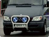 Osłona czołowa X-rack Mercedes Sprinter 00-06; dla 2 lamp