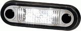 Światło obrysowe białe 1 LED 79x26 mm z przewodem 0.5 m