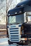 Osłona przeciwsłoneczna SCANIA 4/R -06/2013, kabina Topline, na 2 obrysy i 2 reflektory, nr kat. 145141A222