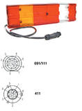 Tylna lampa zespolona Actros -> 96 / Axor (prawa), nr kat. 2VP 007 500-421