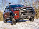 Zestaw dwóch lamp LED Lazer Triple-R 750 Std w grill z zestawem montażowym TOYOTA Hilux Invincible-X 2021-