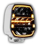 Reflektor dalekosiężny LEDSON Epix 9+ Strobe, 9" 180W, 9-36V biała i pomarańczowa dynamiczna pozycja + światło ostrzegawcze (biały)