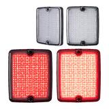 Lampa tylna prostokątna LEDSON Breeze X2 Retro - Pozycja/Stop (Przezroczysty klosz)