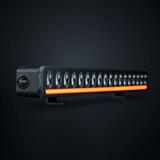 Ramka pod rejestrację z DARK NIGHT NUUK 20" STRANDS LED BAR, światło pozycyjne białe/pomarańczowe