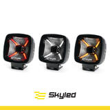 Lampa robocza SKYLED Astra 60F, 9-30V, 60W, 6000 Lm, R10 (światło rozproszone), światło pozycyjne białe/pomarańczowe/czerwone