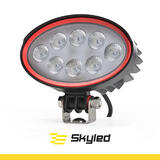 Lampa robocza SKYLED RED LINE owalna 24W, 8 LED, 9-32V, 2160 Lm, IP67/69K (światło rozproszone) ADR, nr kat. 13SL50472