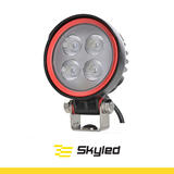 Lampa robocza SKYLED RED LINE okrągła 12W, 4 LED, 9-32V, 1080 Lm, IP67/69K (światło rozproszone) ADR