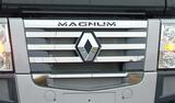 Listwy ozdobne ze stali nierdzewnej na grill (z napisem "MAGNUM"); Renault Magnum >08