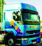 Osłona przeciwsłoneczna RENAULT Privilege bez lusterka; Premium, kabina niska