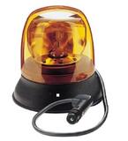 Światło ostrzegawcze (kogut) na magnes do 80km/h, żarówkowe 12V pomarańczowy klosz
