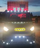 Podświetlany napis IVECO do Daily ze stali nierdzewnej białe zimne światło
