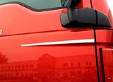 Stainless steel trim on the doors 2 pcs