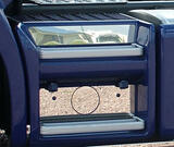 Listwy ozdobne ze stali nierdzewnej między stopnie; Scania R-ser.