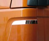 Elementy ozdobne na owiewki przeciwbłotne MAN TGX/TGS/TGA