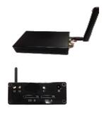 2-kanałowy odbiornik /1-kanał bezprzewodowy, 1 przewodowy/ sygnału TOPCAM z rejestratorem 1 kanału, zasilanie 12/24V