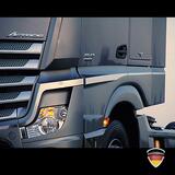 Listwy ozdobne kontur na grill i drzwi MB ACTROS MP4 (szer.2500)