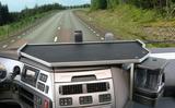 półka na część środkową z uchwytem pod ekspres do Kawy DAF XF euro 6, (2013-2021) (kolor black/aluminium)