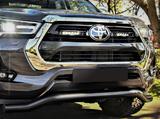 Zestaw dwóch lamp LED Lazer Linear-6 Elite w grill z zestawem montażowym TOYOTA Hilux Active / DLX / Comfort / SR / Icon / Duty / Invincible 2021-