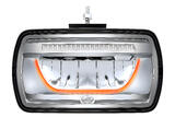 Reflektor dalekosiężny Hella Jumbo Full LED (12/24V) podwieszany, światło pozycyjne białe i pomarańczowe