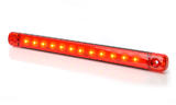 Światło pozycyjne czerwone (238 mm) 12/24V obrysowa tylna (12 x LED) W97.5