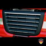 Listwy ozdobne ze stali nierdzewnej na dolny grill  DAF XF 95/105