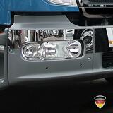 Listwy ozdobne ze stali nierdzewnej na zderzak MB Atego