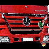 Listwy ozdobne ze stali nierdzewnej na grill (nielakierowane części); ACTROS MP2 LH