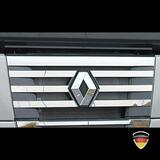 Listwy ozdobne ze stali nierdzewnej na górny grill; Renault Magnum