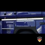 Listwy ozdobne ze stali nierdzewnej pod drzwi; Renault Magnum <10.2006