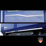 Listwy ozdobne ze stali nierdzewnej na i pod drzwi, Renault Magnum