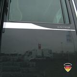 Listwy ozdobne ze stali nierdzewnej na i pod drzwi; Renault Magnum