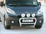 Osłona czołowa X-rack Citroën Jumpy 07-, dla 3 lamp