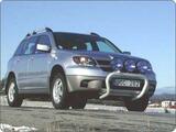 Osłona czołowa X-rack Mitsubishi Outlander -07; dla 3 lamp