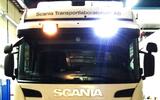 Lampy LED drogowe 201 mm 60W 24V w osłonę psłoneczną Scania Streamline
