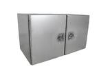 Skrzynia narzędziowa (1250x550x550) dwudrzwiowa 2mm,  stal nierdzewna, homologacja R73