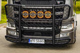 Osłona czołowa Highway Scania R/S 2016- (malowana proszkowo na czarno/ryflowana)