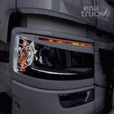 Wykończenie lamp przednich brewki Scania S&R 2016- z wycięciem do reflektorów LED