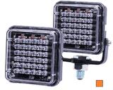 Lampa ostrzegawcza VIGILED ze wspornikiem  (stroboskop pomarańczowe światło LED) R10, R65, IP67