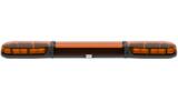 Belka ostrzegawcza 1250mm 24 LED 12/24V R65 pomarańczowe światło (pomarańczowe klosze + pomarańczowa sekcja centralna)