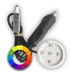 Podświetlenie kolorowe POPPY 12/24V pod GNIAZDO ZAPALNICZKI