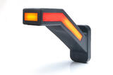 Boczna lampa zespolona LED dynamiczny kierunkowskaz + światło pozycyjne 12/24V (lewa) W168.6DD