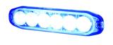 Lampa ostrzegawcza SUPER SLIM (stroboskop niebieskie światło LED) 12/24V,R10, IP68