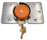 Zamek naczepy ze stali hartowanej ocynkowanej z kluczami