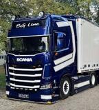 Osłona przeciwsłoneczna SCANIA S/R NG aluminium 39 cm wysokości na 2 lampy starego typu Fox Parts - Extra Low