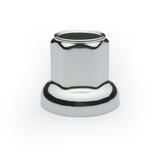 Nakładka plastikowa na nakrętkę 27 mm, wysokość 40 mm, chromowana