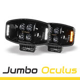 Reflektor SKYLED Jumbo Oculus FULL LED (90W, białe i pomarańczowe światło pozycyjne) R7/R10/R112