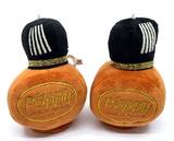 Pluszowa zawieszka Poppy 15x10 cm brązowa