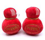 Pluszowa zawieszka Poppy 15x10 cm czerwona