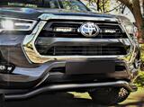 Zestaw dwóch lamp LED Lazer Linear-6 Elite w grill z zestawem montażowym TOYOTA Hilux Active / DLX / Comfort / SR / Icon / Duty / Invincible 2021-